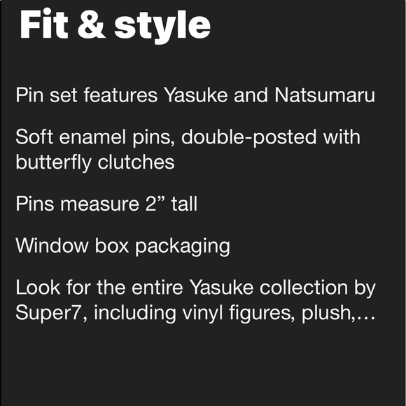 Netflix YASUKE Enamel Pin Set - Picture 5 of 9